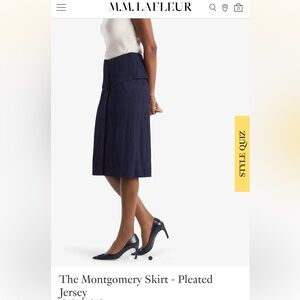NWT MM Lafleur Montgomery Midi Skirt